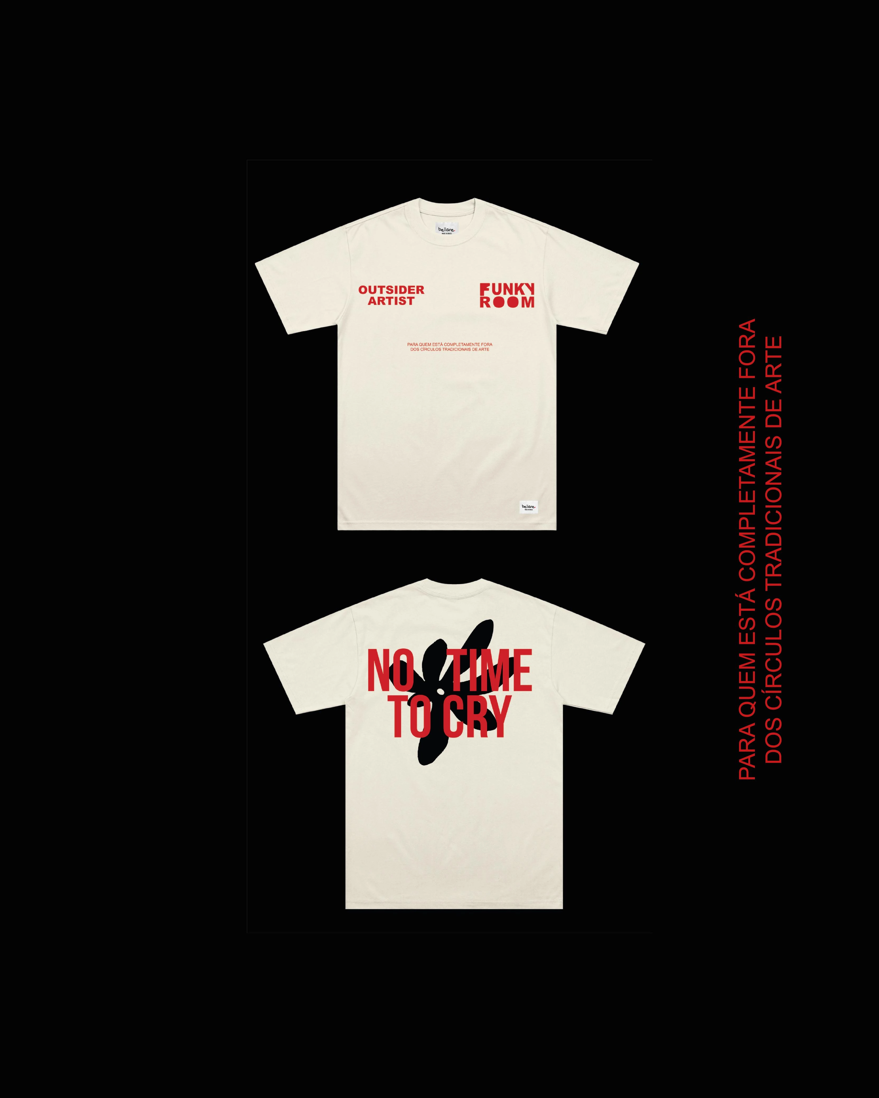 T Shirt – No Time to Cry — Offwhite